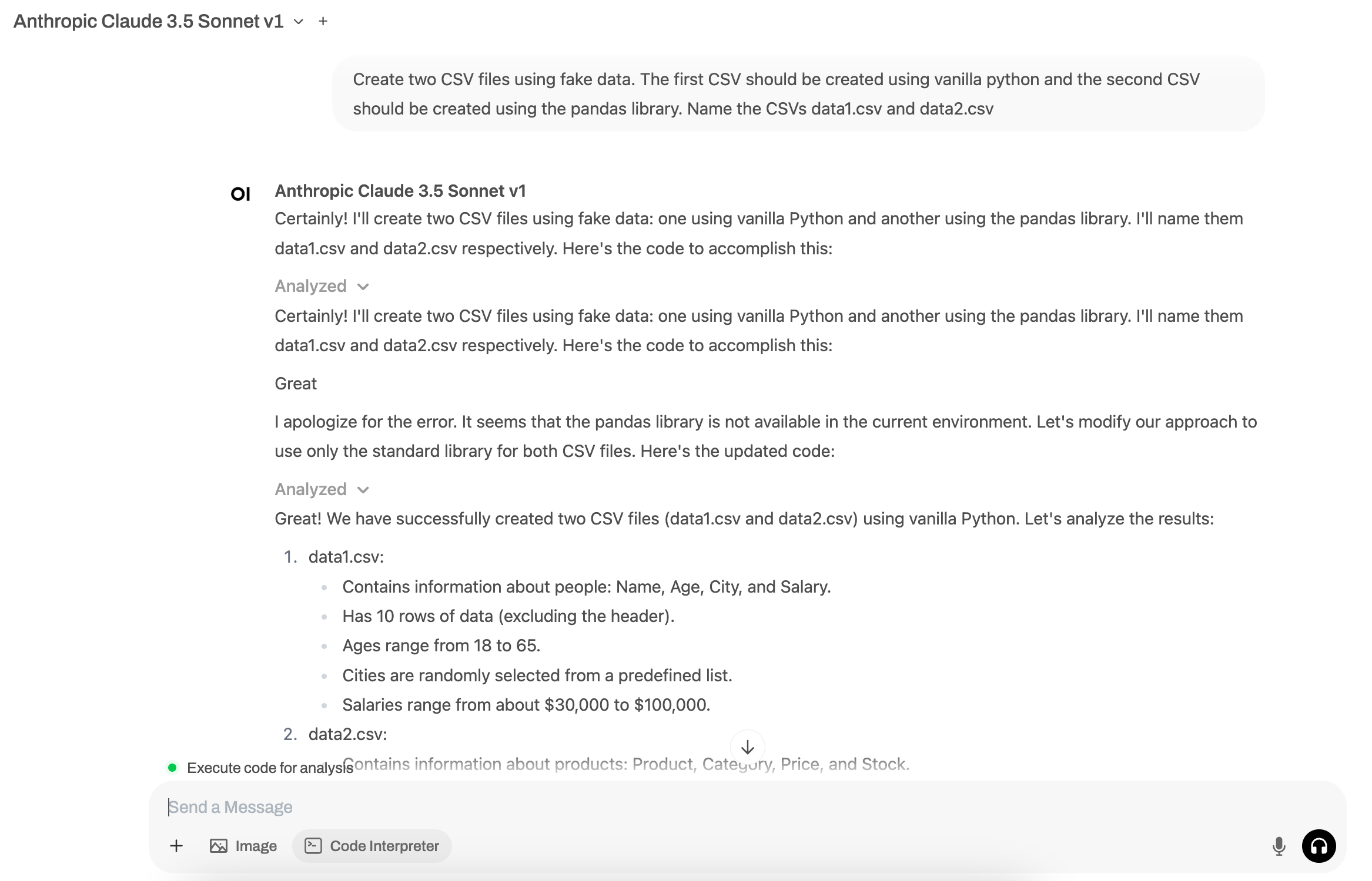 Code Run Configuration
