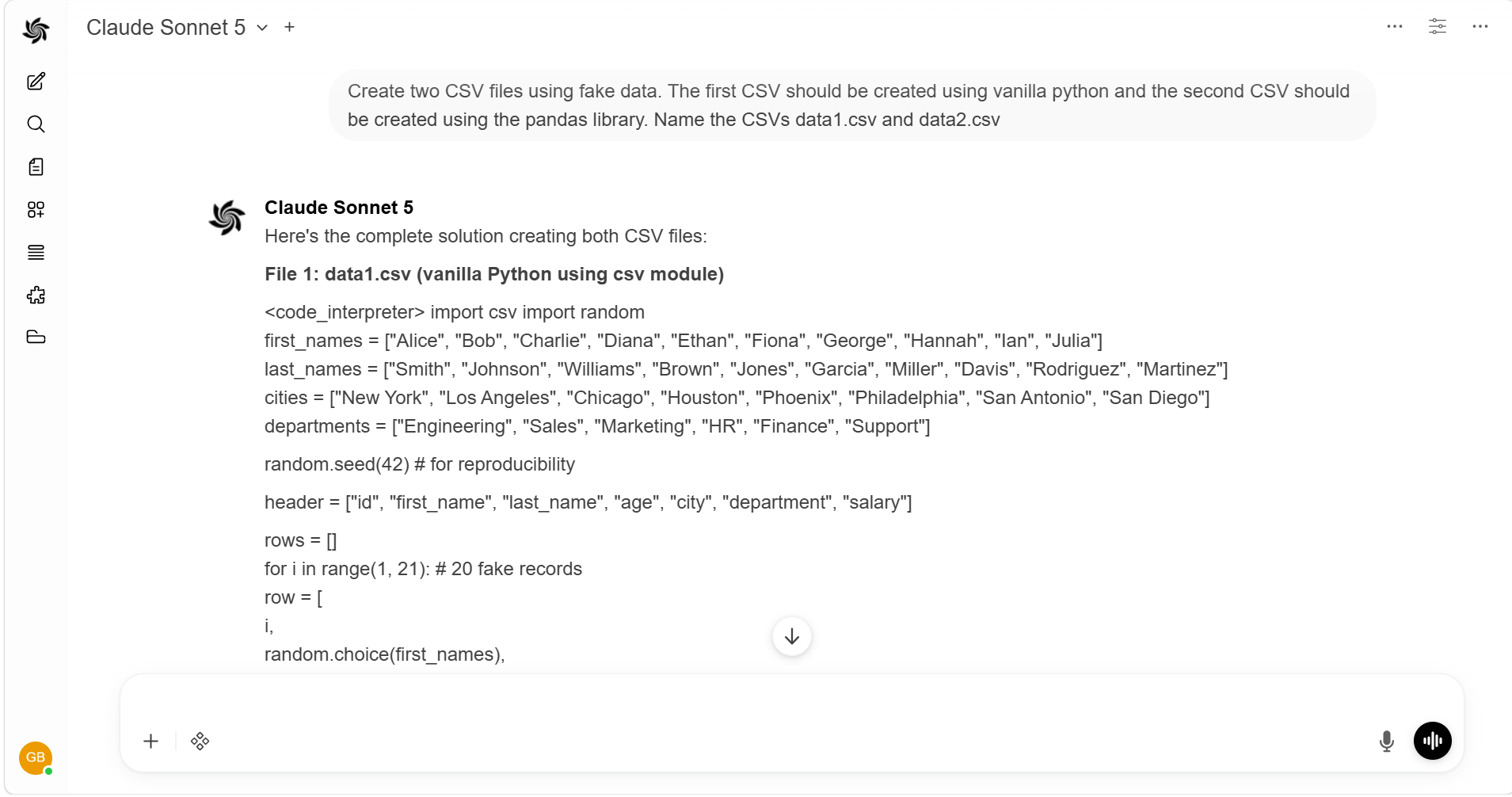Code Run Configuration