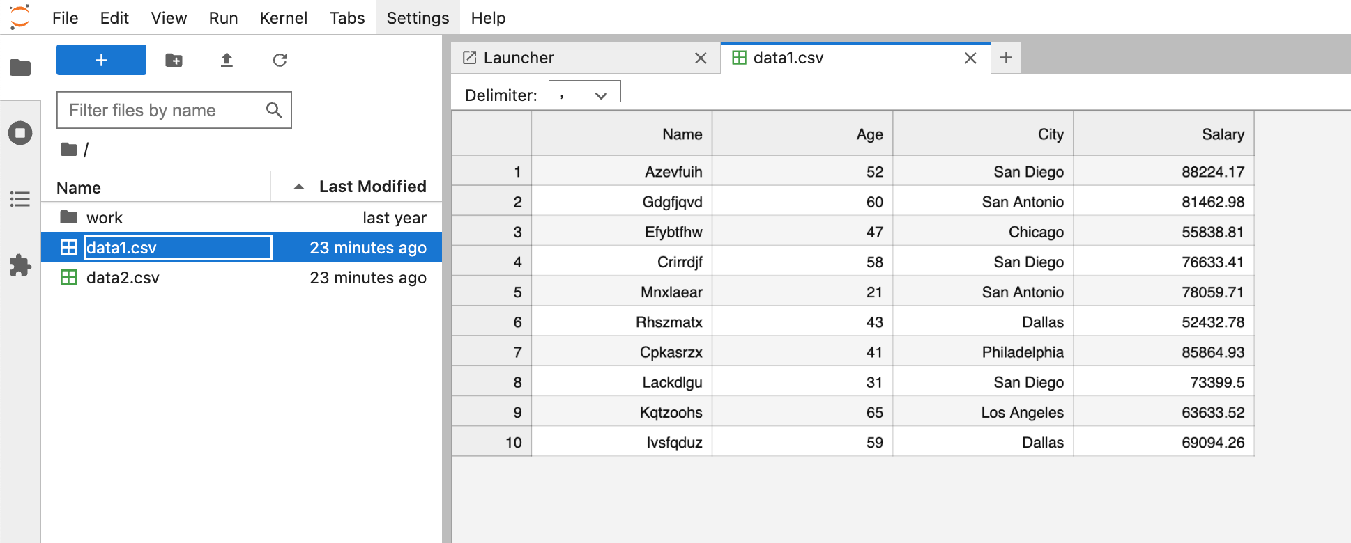 Code Run Configuration