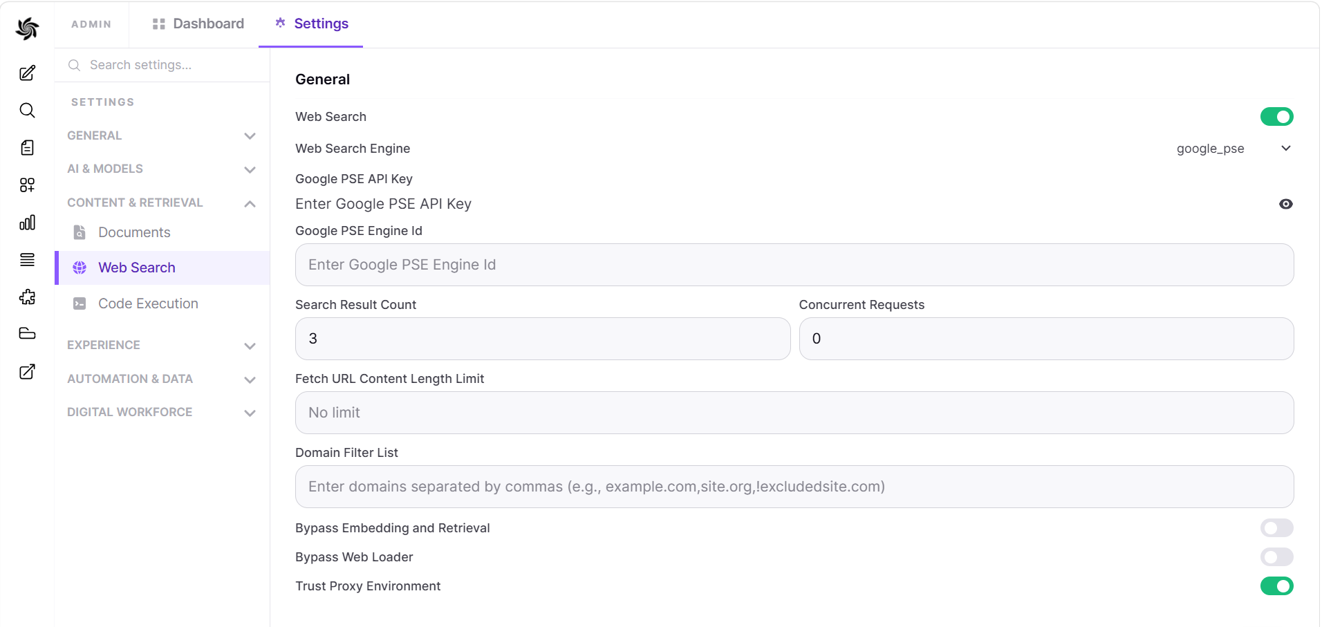 Hrida.ai Admin panel